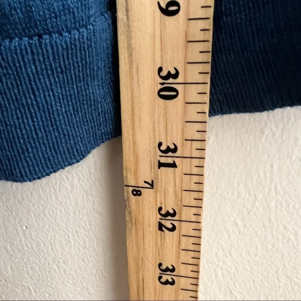Apt.9 Blue V-Neck Merino Wool Sweater Mens 2XL Casual Business Work Office